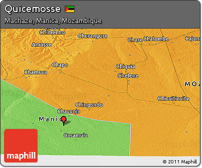 Political Panoramic Map of Quicemosse