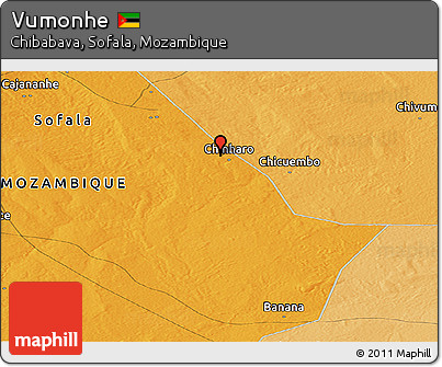 Political Panoramic Map of Vumonhe