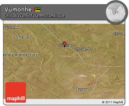 Satellite Panoramic Map of Vumonhe
