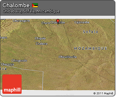 Satellite Panoramic Map of Chalombe