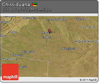 Satellite Panoramic Map of Chissiduana