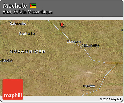 Satellite Panoramic Map of Machule