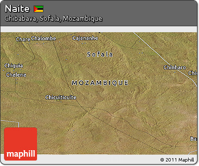 Satellite Panoramic Map of Naite
