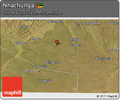 Satellite Panoramic Map of Nhachunga
