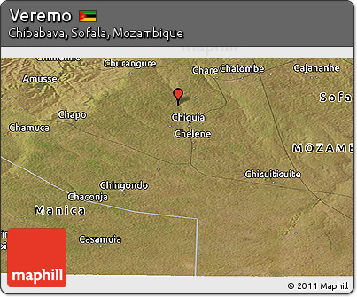 Satellite Panoramic Map of Veremo