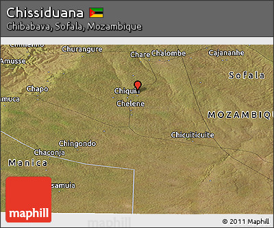 Satellite Panoramic Map of Chissiduana