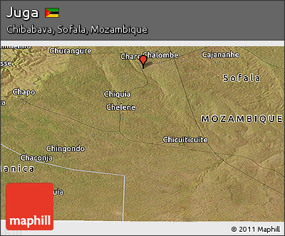 Satellite Panoramic Map of Juga