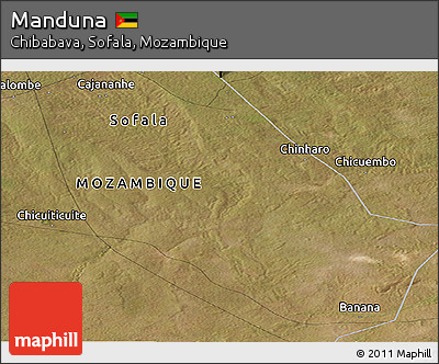 Satellite Panoramic Map of Manduna
