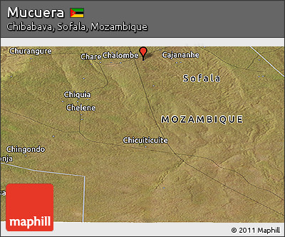 Satellite Panoramic Map of Mucuera