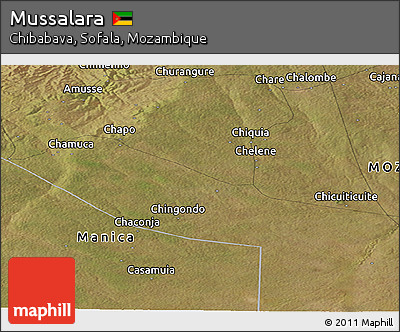 Satellite Panoramic Map of Mussalara