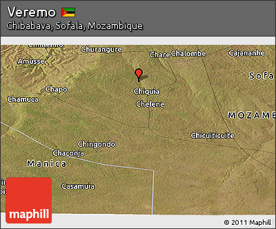 Satellite Panoramic Map of Veremo