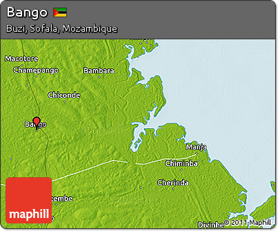 Physical 3D Map of Bango