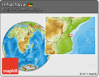 Physical Location Map of Inhachava