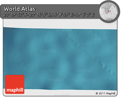 Satellite 3D Map of the Area around 20° 32' 59" S, 36° 37' 30" E