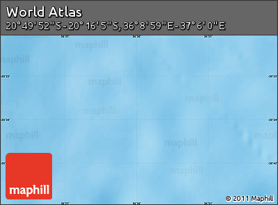 Shaded Relief Map of the Area around 20° 32' 59" S, 36° 37' 30" E
