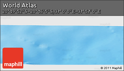 Physical Panoramic Map of the Area around 20° 32' 59" S, 37° 28' 30" E