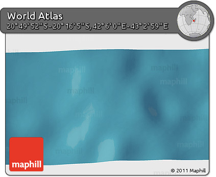 Satellite 3D Map of the Area around 20° 32' 59" S, 42° 34' 30" E