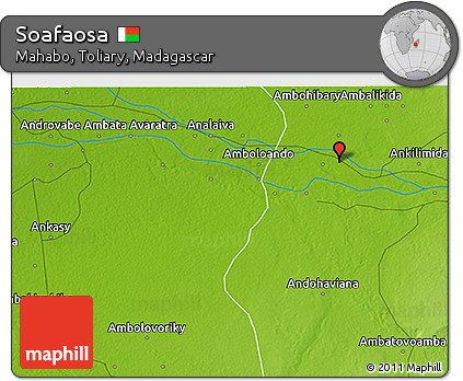 Physical 3D Map of Soafaosa
