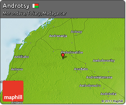 Physical 3D Map of Androtsy