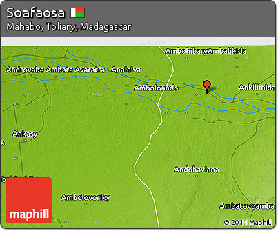 Physical 3D Map of Soafaosa