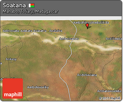 Satellite 3D Map of Soatana