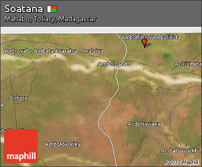 Satellite 3D Map of Soatana
