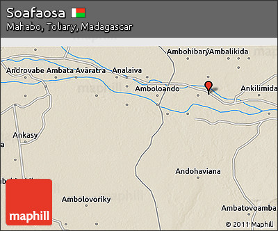 Shaded Relief 3D Map of Soafaosa