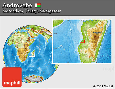 Physical Location Map of Androvabe