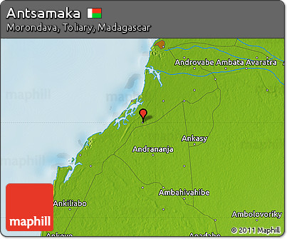Physical Map of Antsamaka