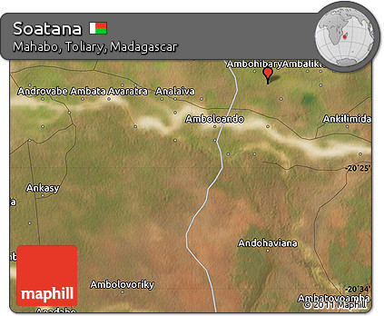 Satellite Map of Soatana
