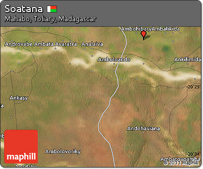 Satellite Map of Soatana