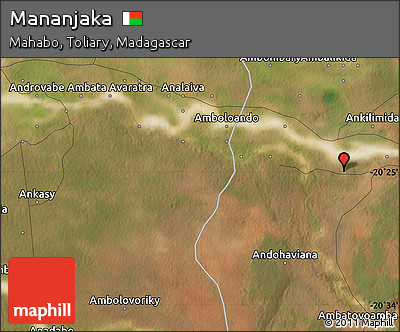 Satellite Map of Mananjaka
