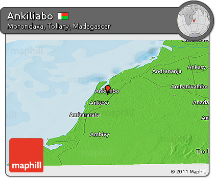 Political Panoramic Map of Ankiliabo