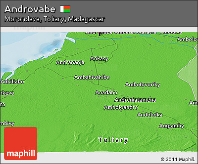 Political Panoramic Map of Androvabe