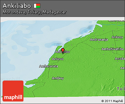 Political Panoramic Map of Ankiliabo