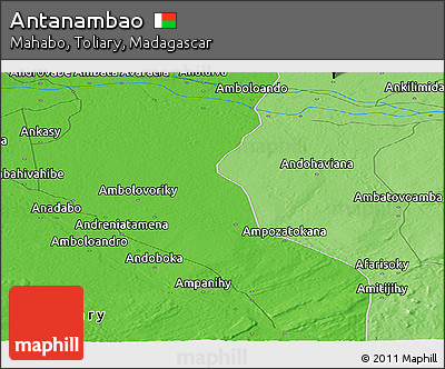 Political Panoramic Map of Antanambao