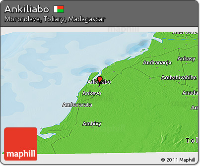 Political Panoramic Map of Ankiliabo