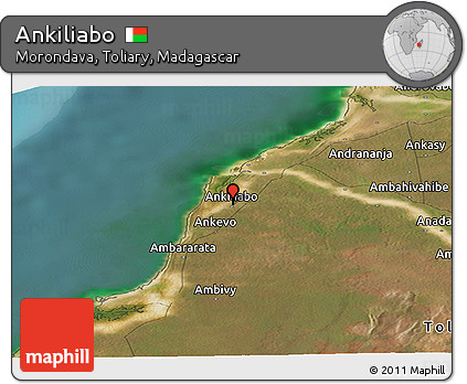 Satellite Panoramic Map of Ankiliabo