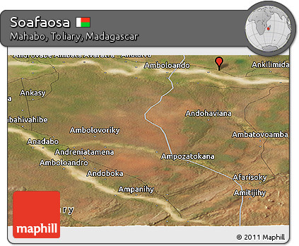 Satellite Panoramic Map of Soafaosa