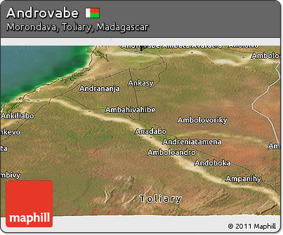Satellite Panoramic Map of Androvabe