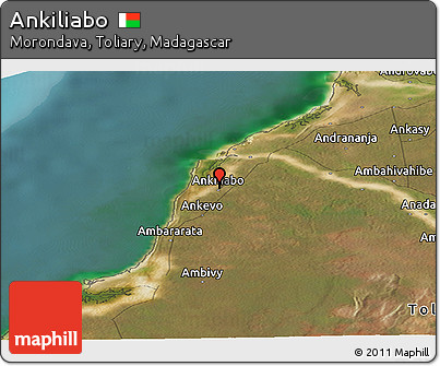 Satellite Panoramic Map of Ankiliabo