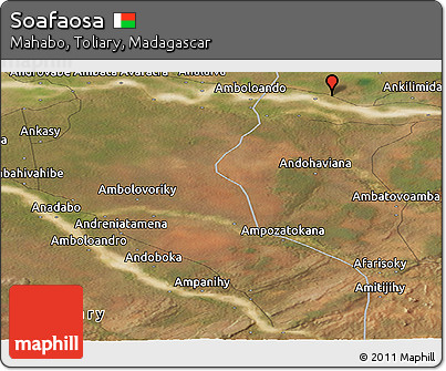 Satellite Panoramic Map of Soafaosa