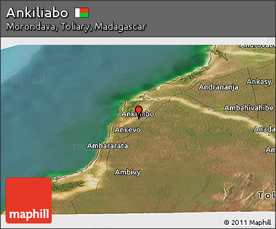 Satellite Panoramic Map of Ankiliabo