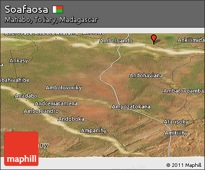 Satellite Panoramic Map of Soafaosa