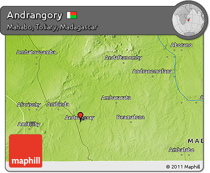 Physical 3D Map of Andrangory