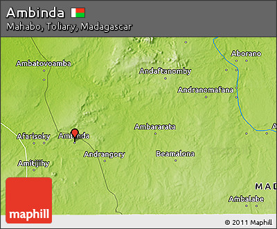 Physical 3D Map of Ambinda