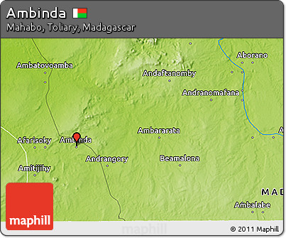 Physical 3D Map of Ambinda