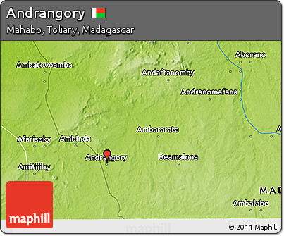 Physical 3D Map of Andrangory