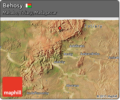 Satellite 3D Map of Behosy