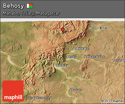 Satellite 3D Map of Behosy